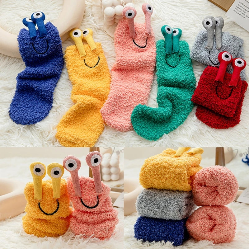 Funny 3D Cartoon Frog Eyes Socks