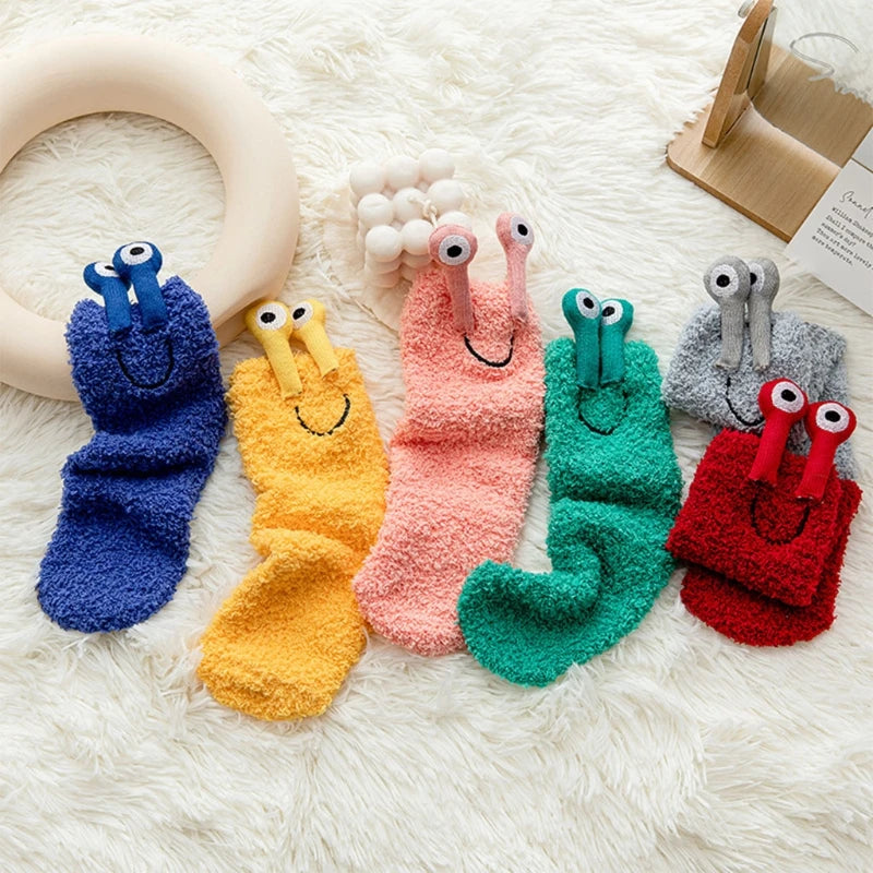 Funny 3D Cartoon Frog Eyes Socks