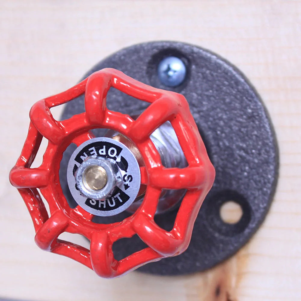 Retro Industrial Wheel Valve Wall Hook