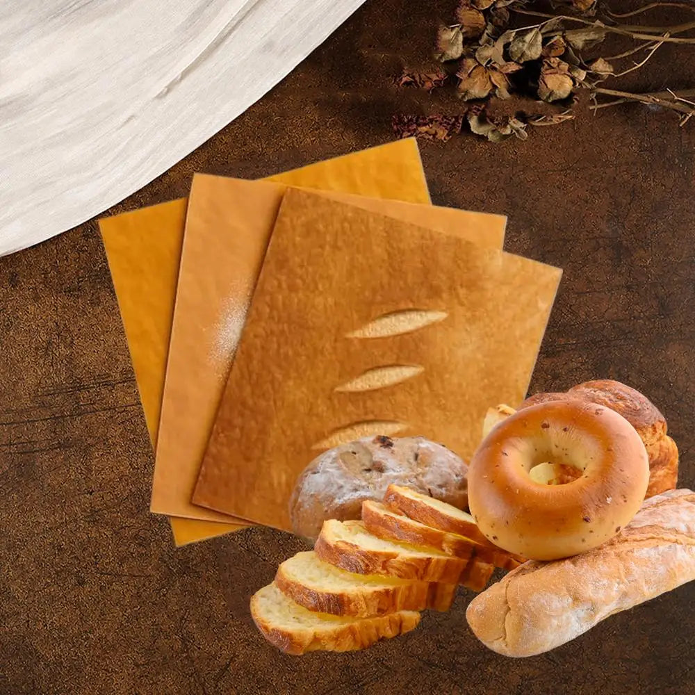 Creative Bread Toast Shape Wrapping Paper Kraft Envelope Paper Bags Can Be Packaged Dessert Fruit Gift Kitchen Supplies 2025