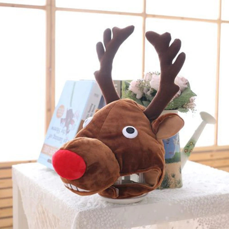 Plush Elk Headgear Deer Hat