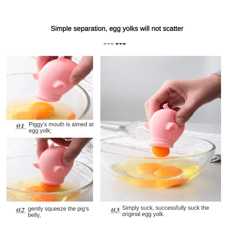 Home Silicone Egg White Separator