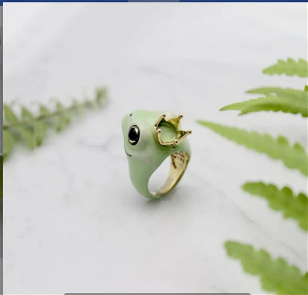 Fashion Cute Frog Shape Ring