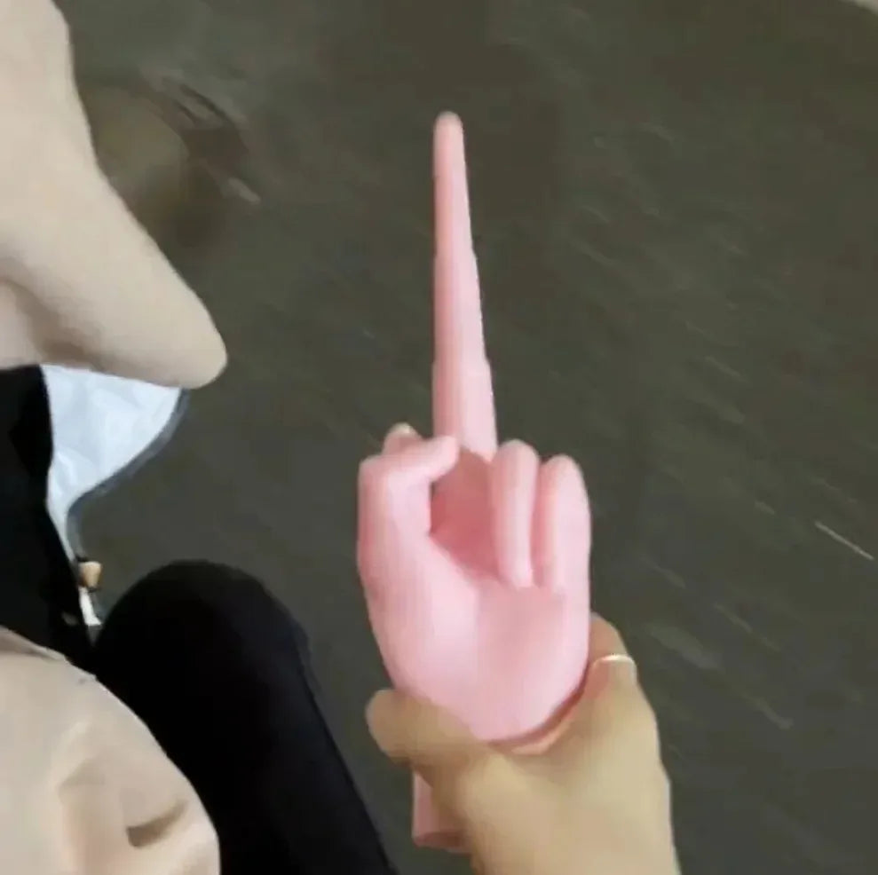 Funny 3D Middle Finger Model Toys