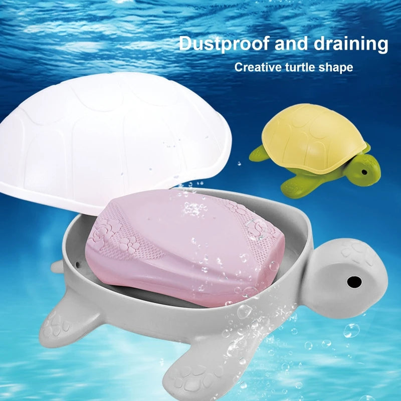 Cute Sea Turtle Shape Soap Box Holder