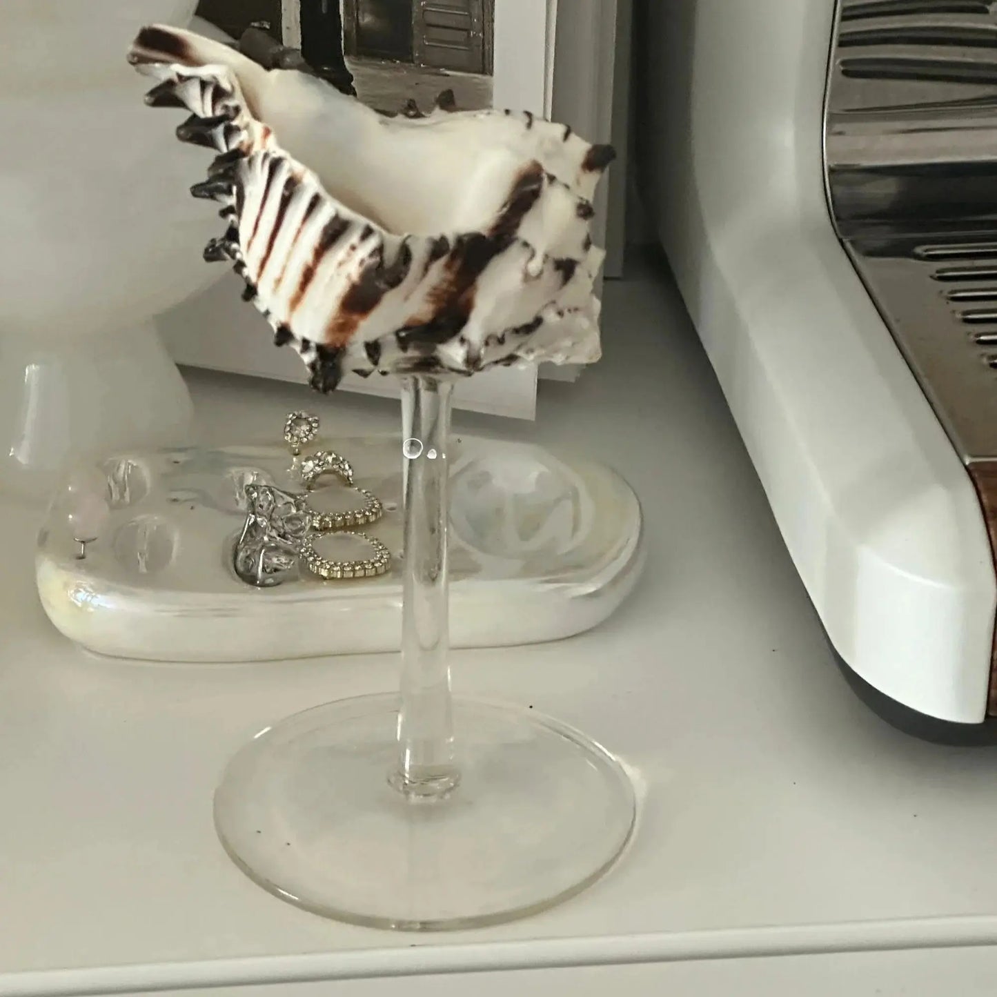Handmade Natural Conch Wine Glass Modern Creative Niche Christmas Gift Gift Decoration Ornaments Household Shell Candlestick