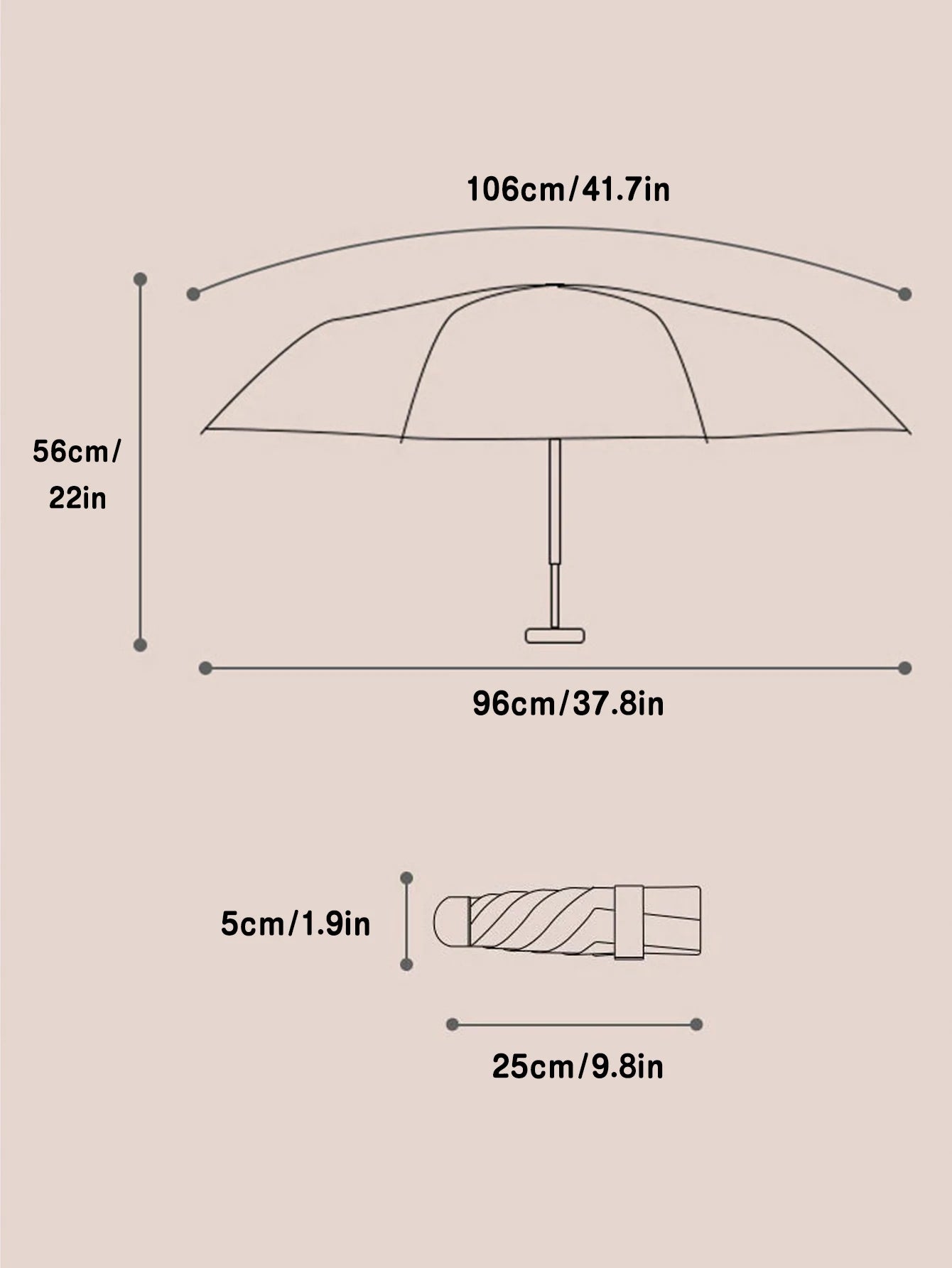 Veggie Design Folding Umbrella