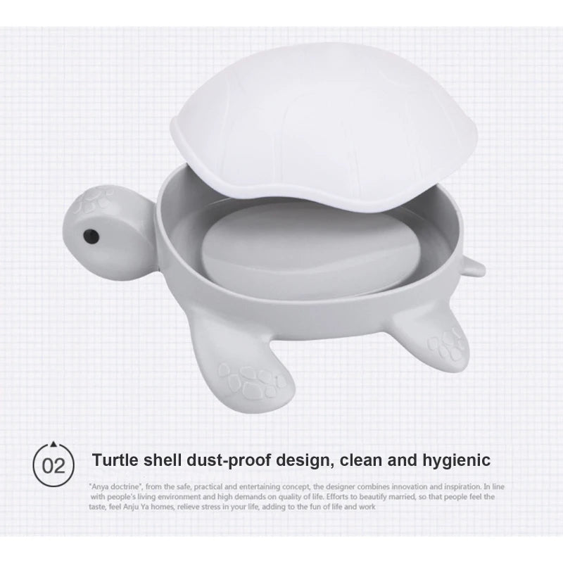 Cute Sea Turtle Shape Soap Box Holder