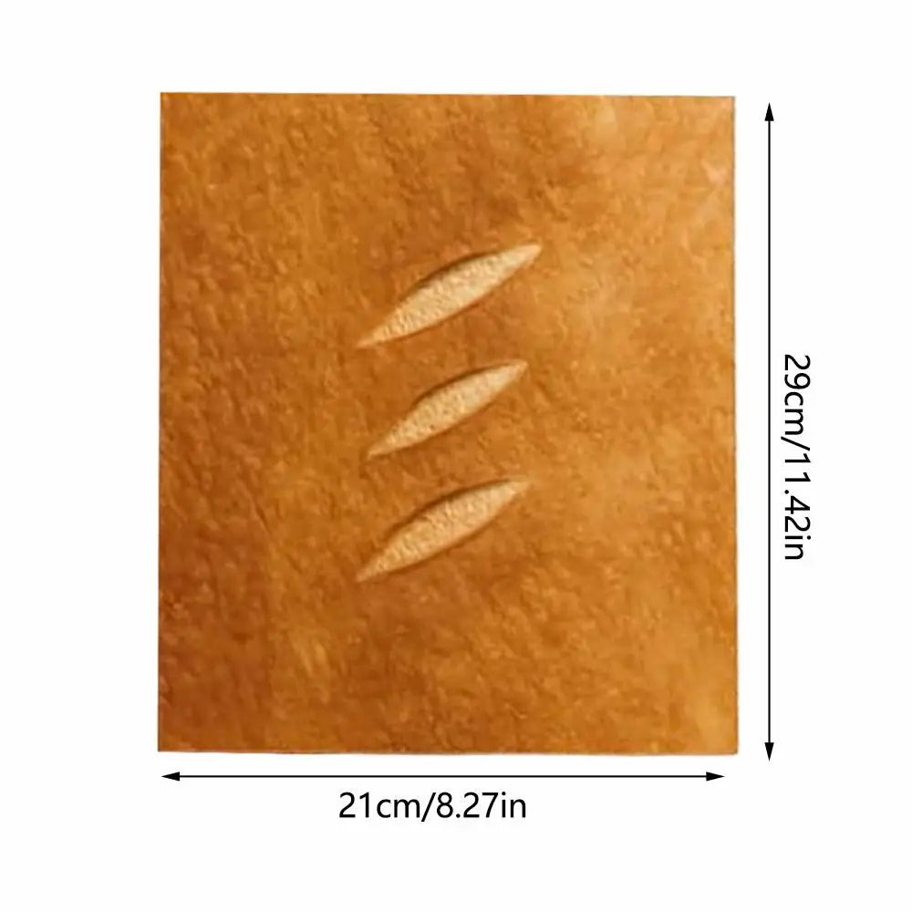 Creative Bread Toast Shape Wrapping Paper Kraft Envelope Paper Bags Can Be Packaged Dessert Fruit Gift Kitchen Supplies 2025