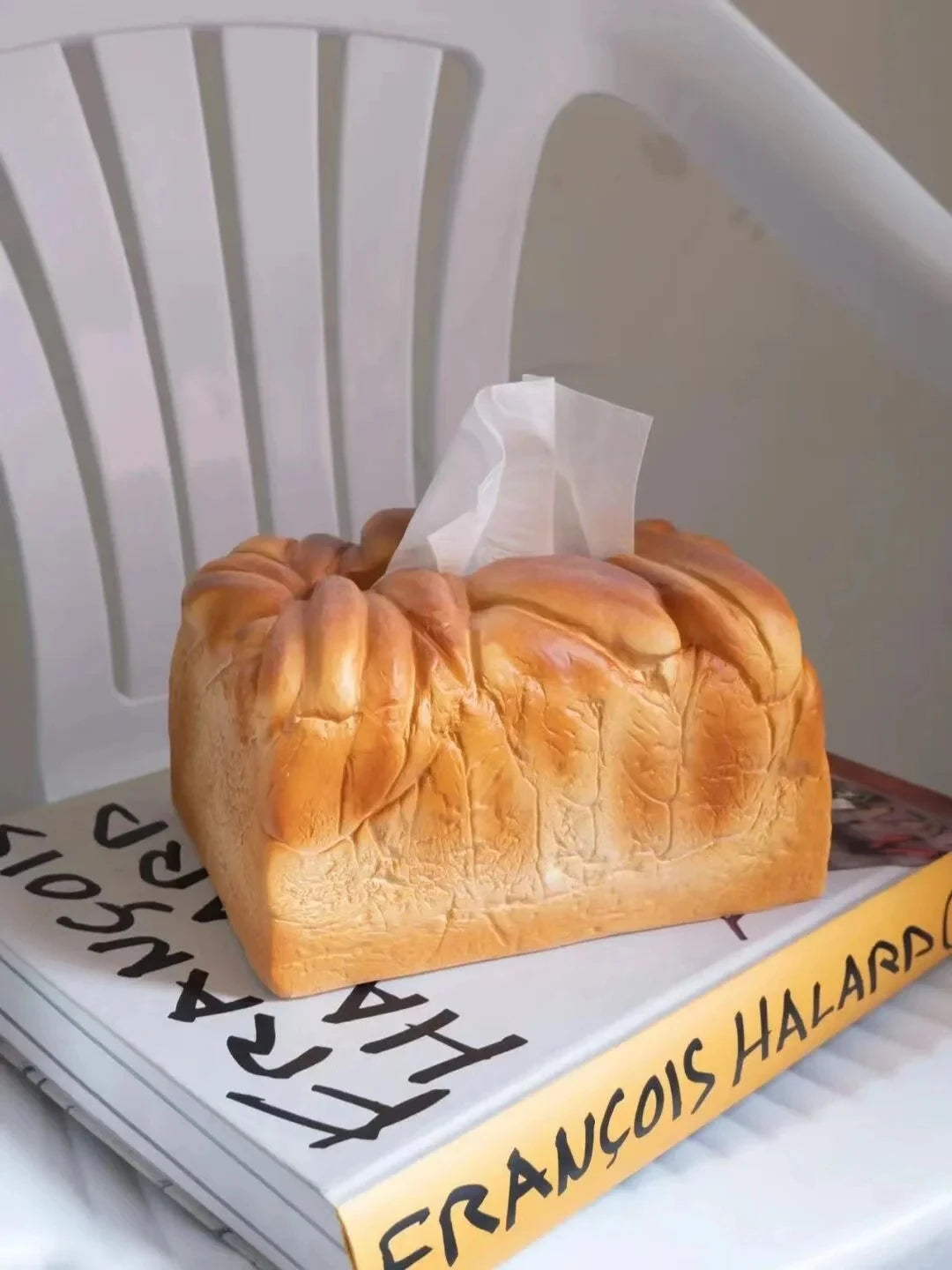 Creativity Bread/Corn Shape Tissue Box Personalized Decoration Living Room Kitchen Tissue Storage Box