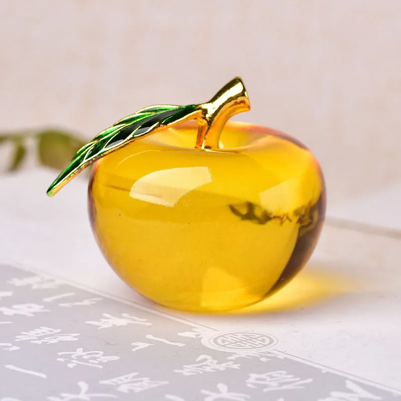 Apple Coloured Glaze Decoration Glass