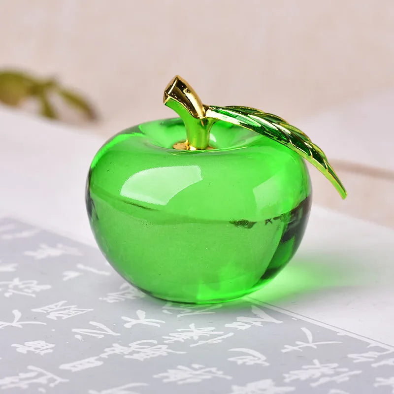 Apple Coloured Glaze Decoration Glass