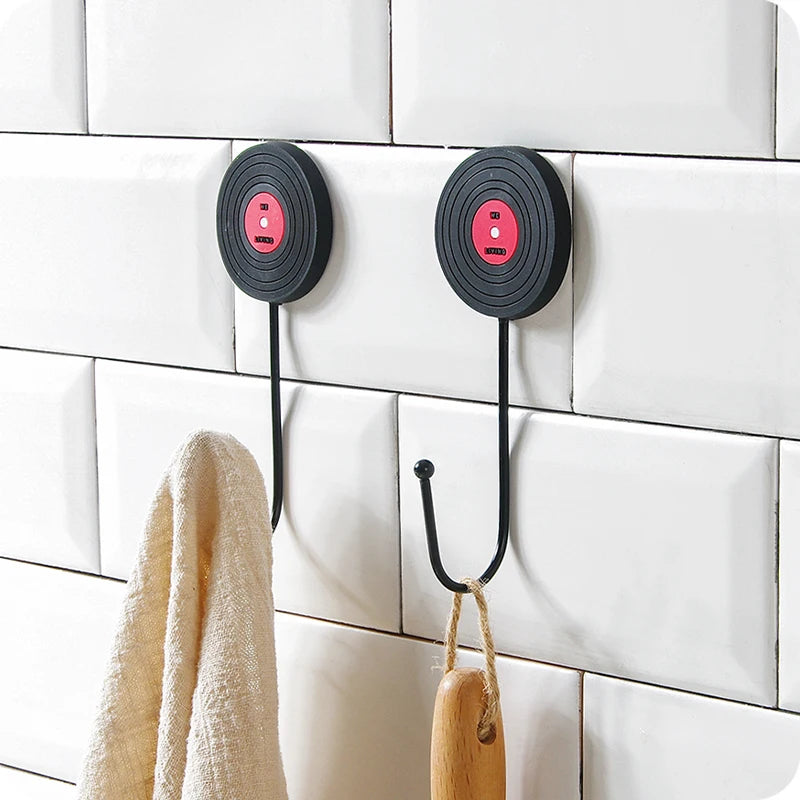 Retro Music Disc Wall Hook Hanger