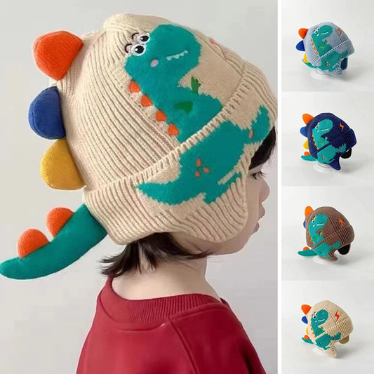 Cartoon Dinosaur Kids Earmuffs Hat
