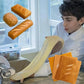 Creative Bread Toast Shape Wrapping Paper Kraft Envelope Paper Bags Can Be Packaged Dessert Fruit Gift Kitchen Supplies 2025