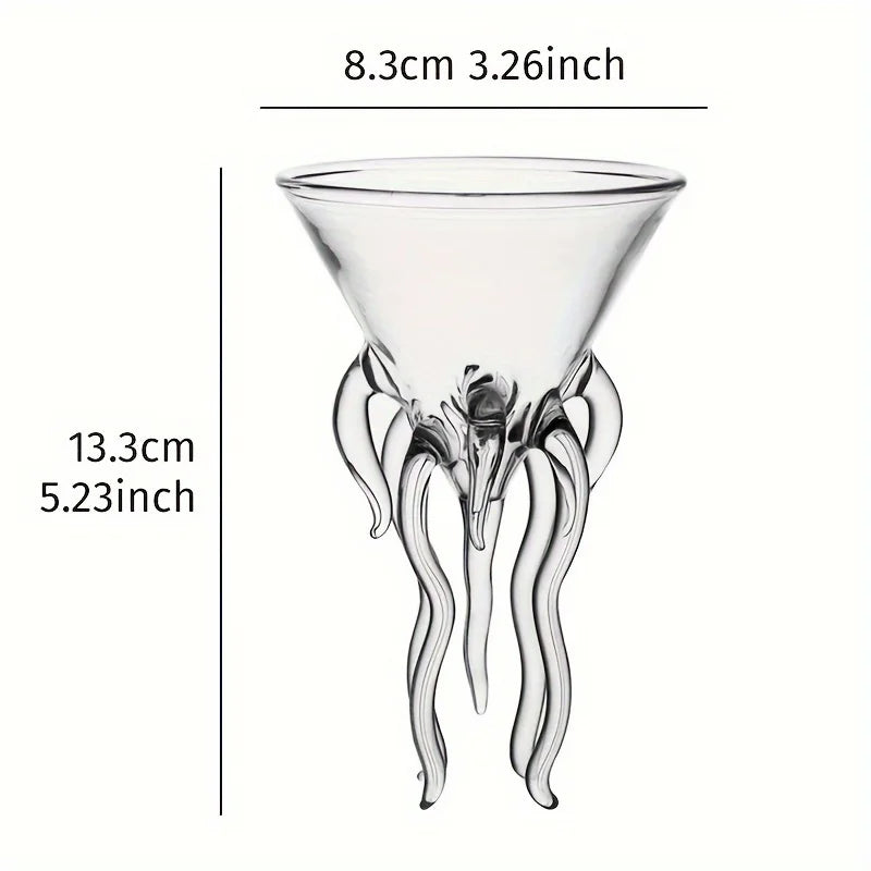 120ml Octopus Cocktail Glass Jellyfish
