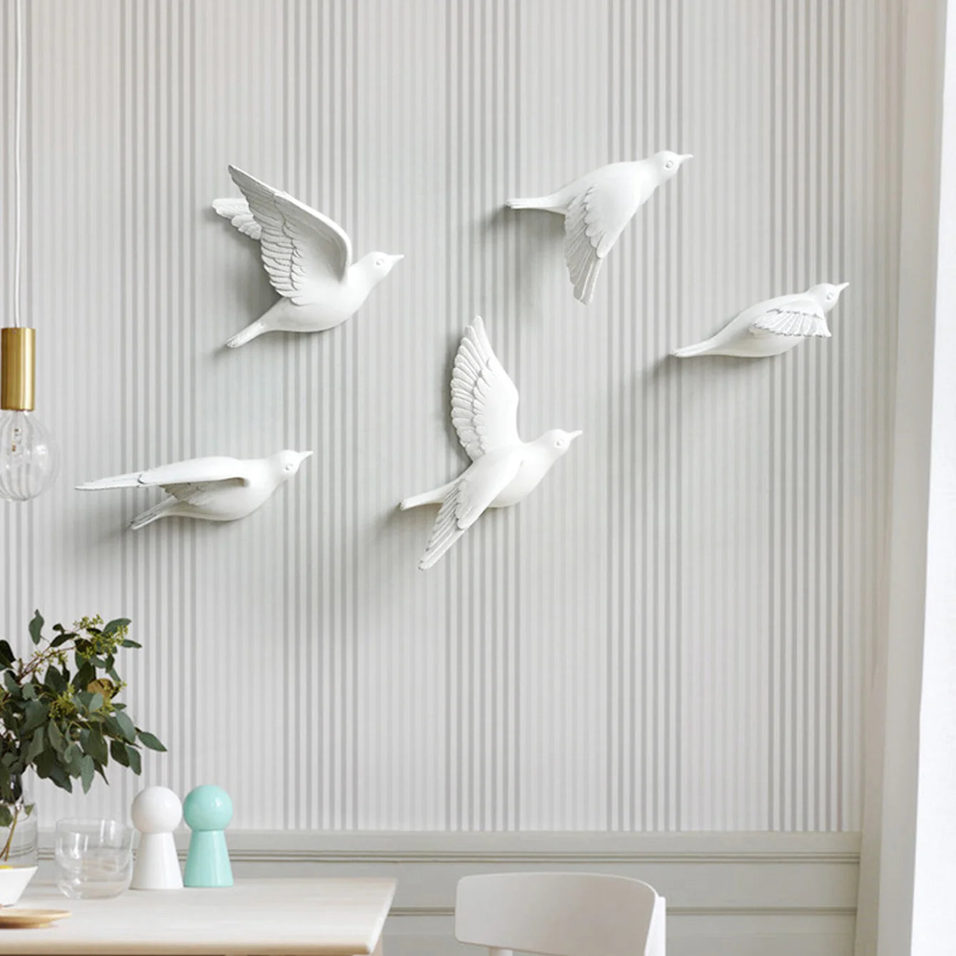Resin Birds 3d Creative Wall Stickers