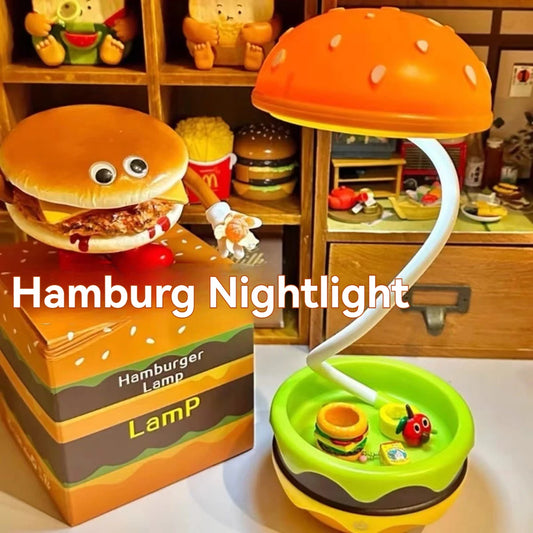 Burger Fries Shaped Desk Lamp