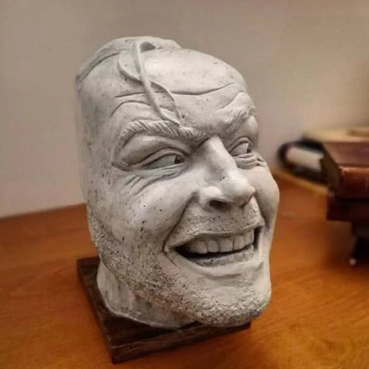 Sculpture Of The Shining Bookend Library