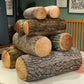 Wood Stump Pillow Plush