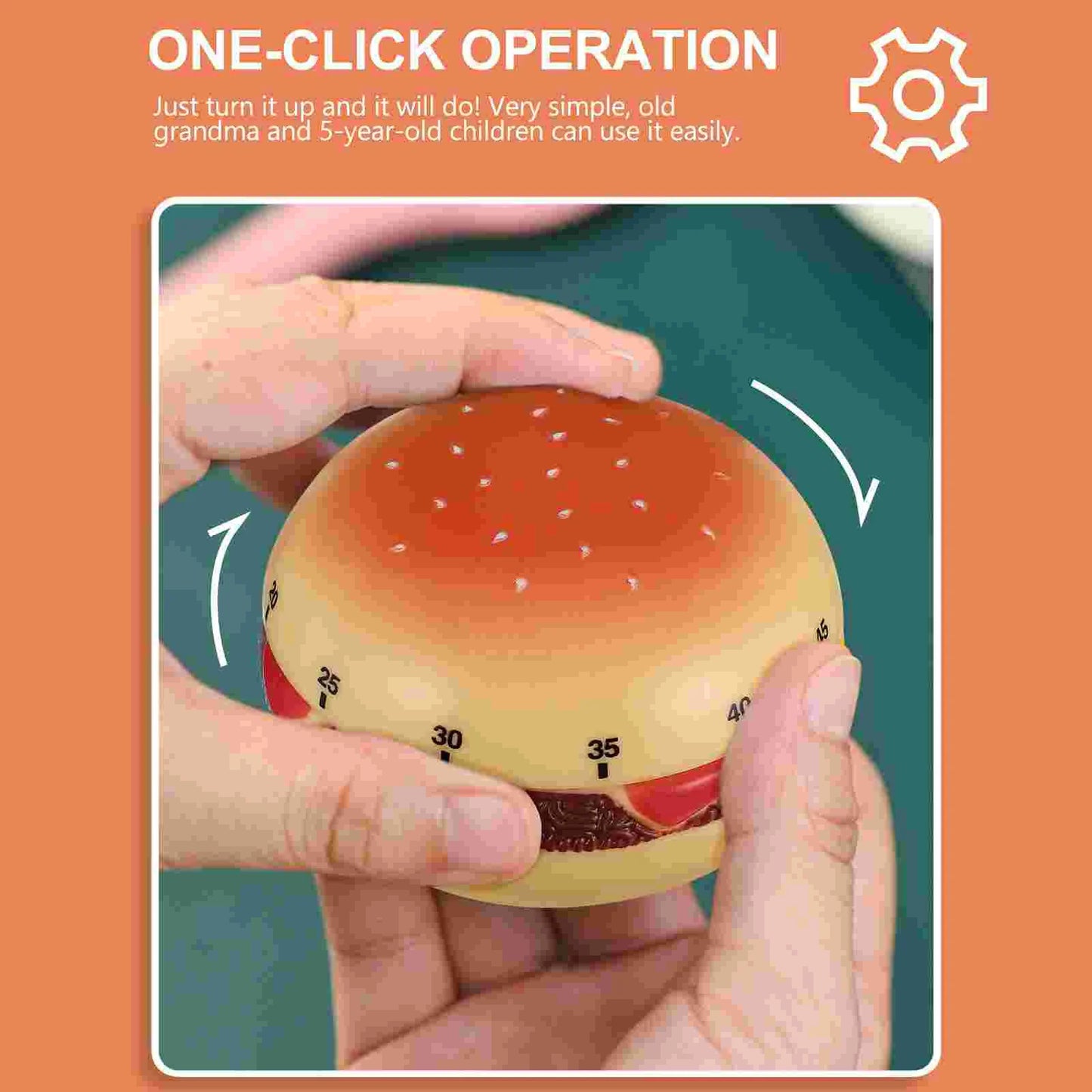 Hamburger Timer Kitchen Alarm