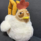 32cm Funny Chickens Plush Bag