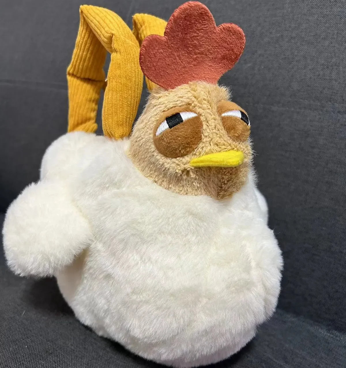 32cm Funny Chickens Plush Bag