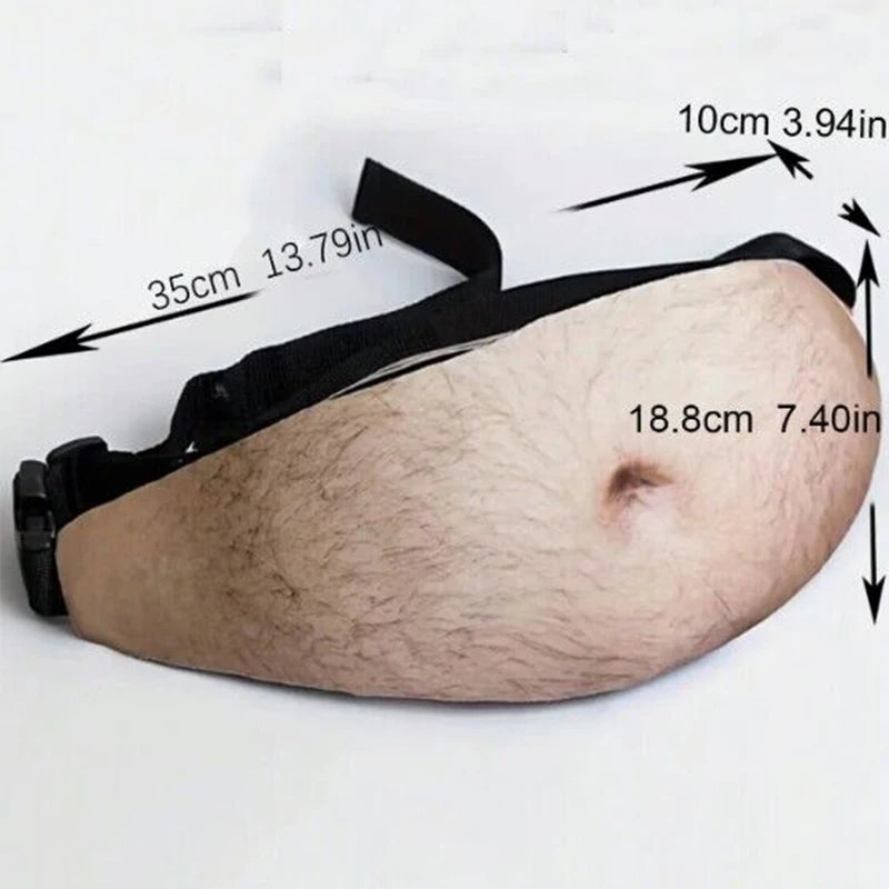 Funny Pop Dad Bod Money Belt Bag