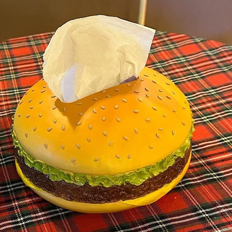 Kawaii Burger Tissue Boxes Tissue