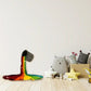 3D Rainbow Paint Bucket Tapestry Carpet
