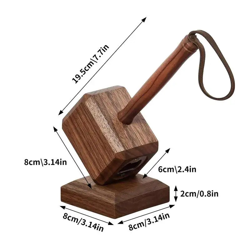 Wooden Hammer Beer Opener