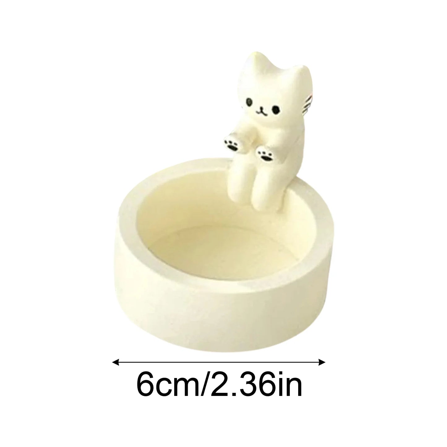 Cartoon Cat Candle Holder