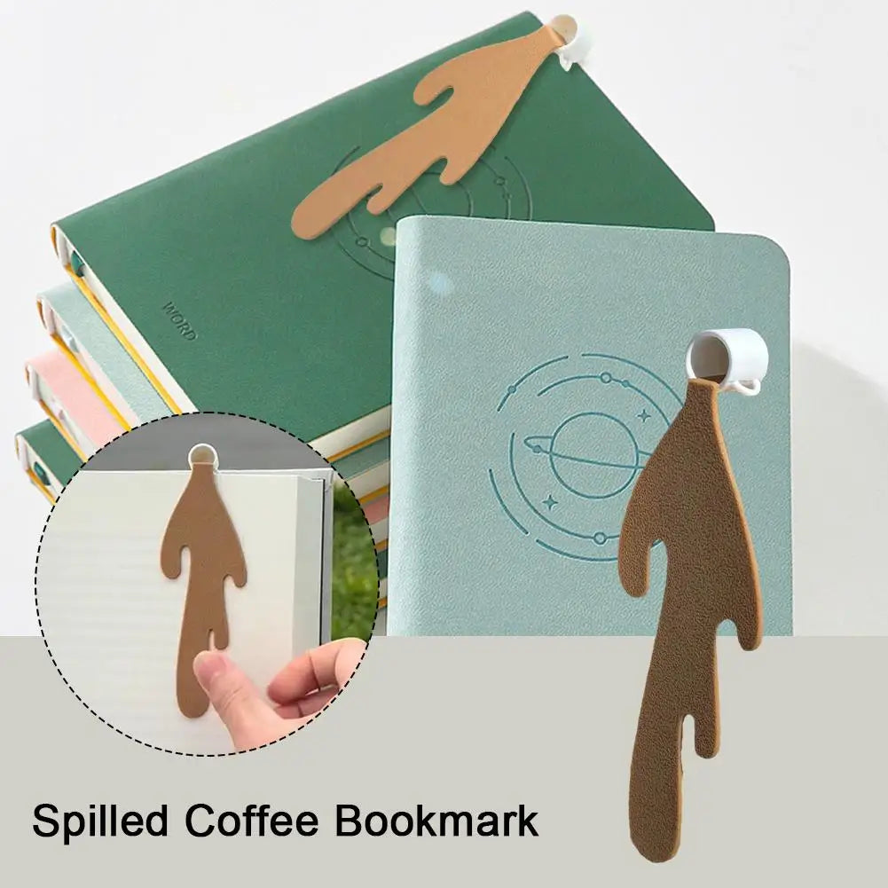Funny Spilled Coffee Bookmark
