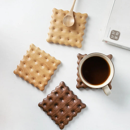 Wooden Cookie Coasters