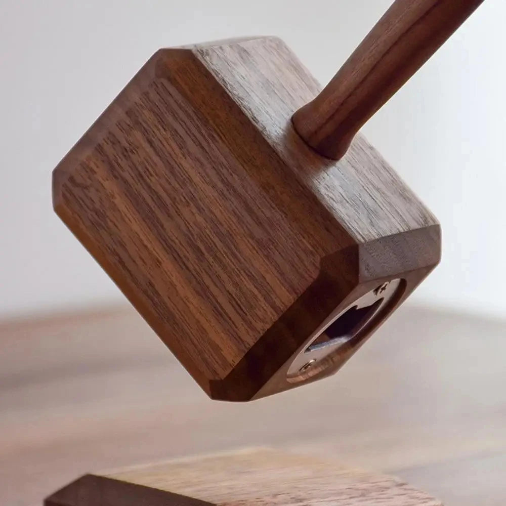 Wooden Hammer Beer Opener