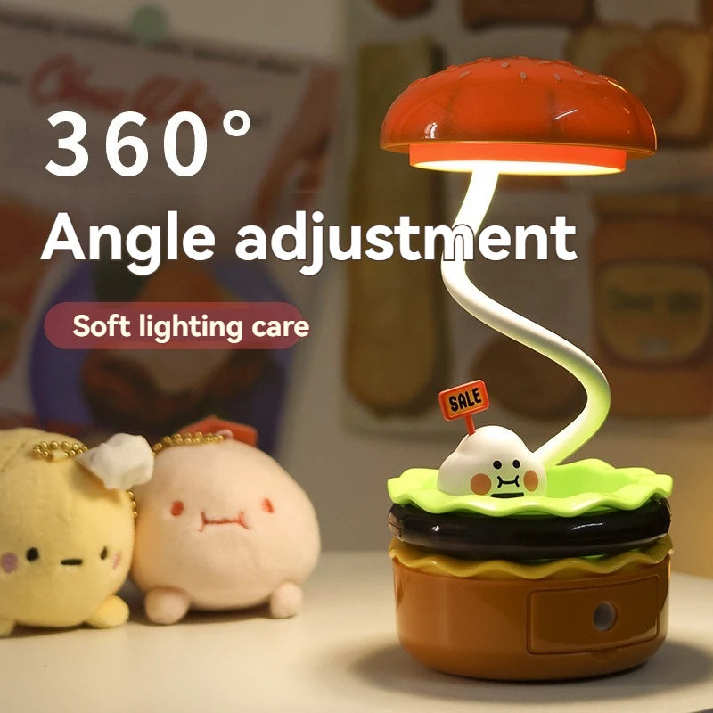 Burger Fries Shaped Desk Lamp