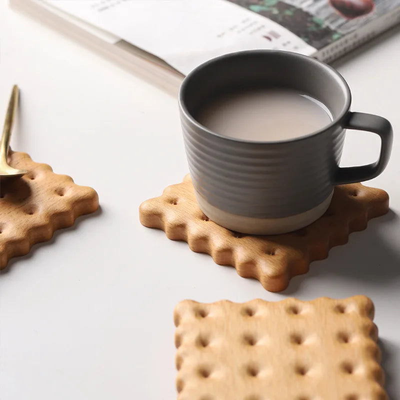 Wooden Cookie Coasters