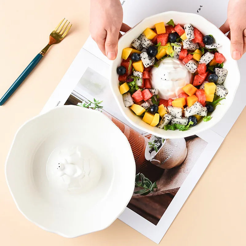 Polar Bear Ceramic Bowl