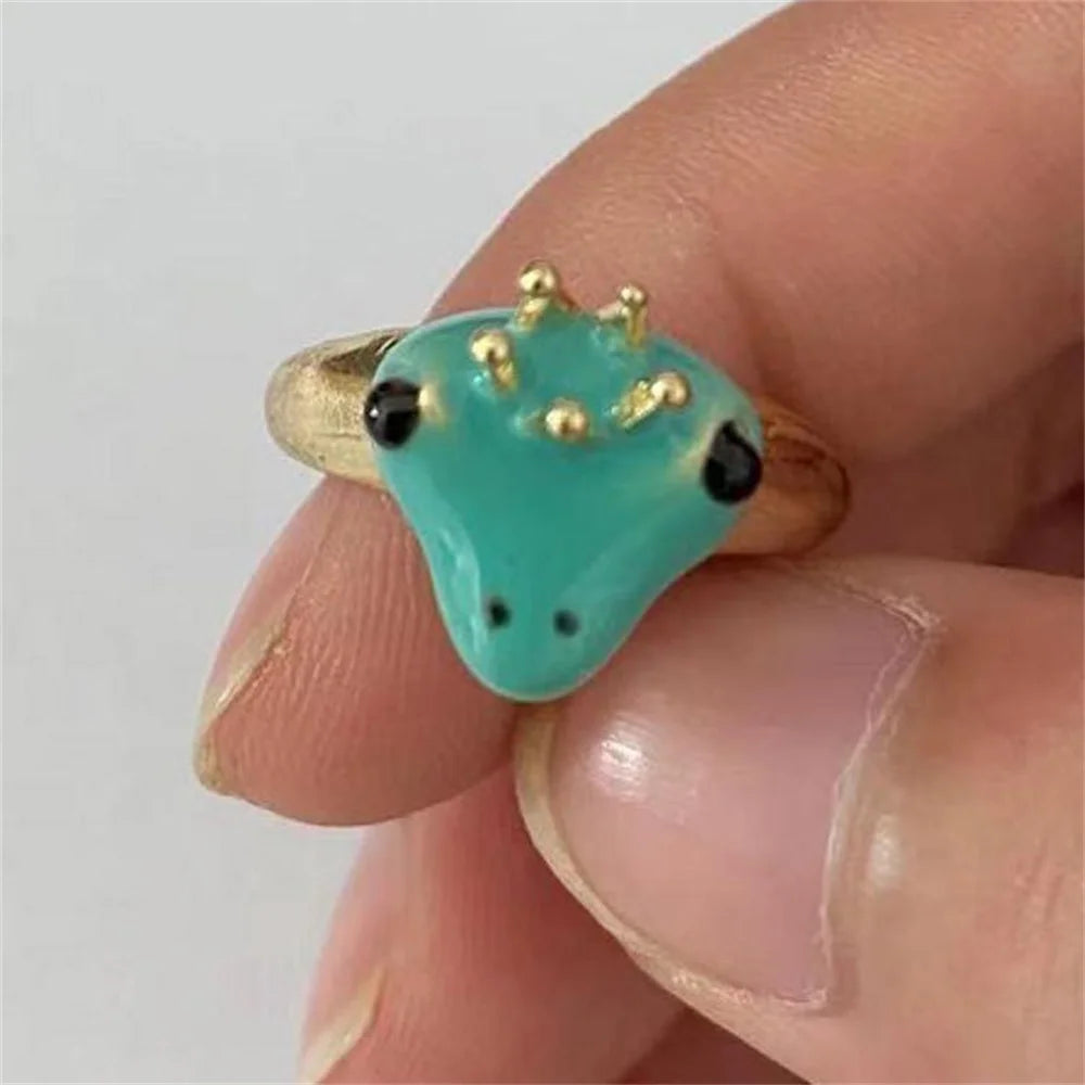 Fashion Cute Frog Shape Ring