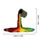3D Rainbow Paint Bucket Tapestry Carpet