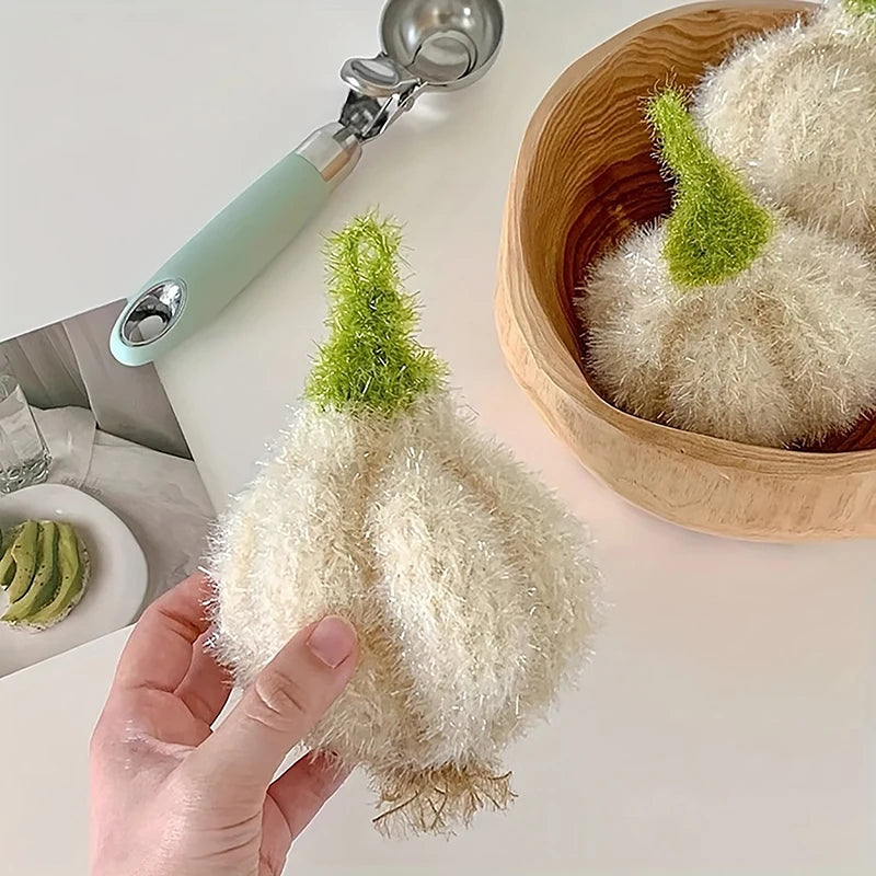 Garlic Shaped Dish Scrubbers