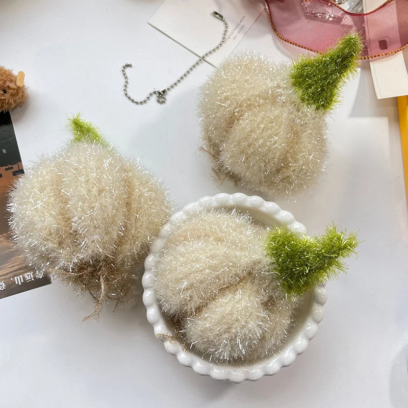 Garlic Shaped Dish Scrubbers