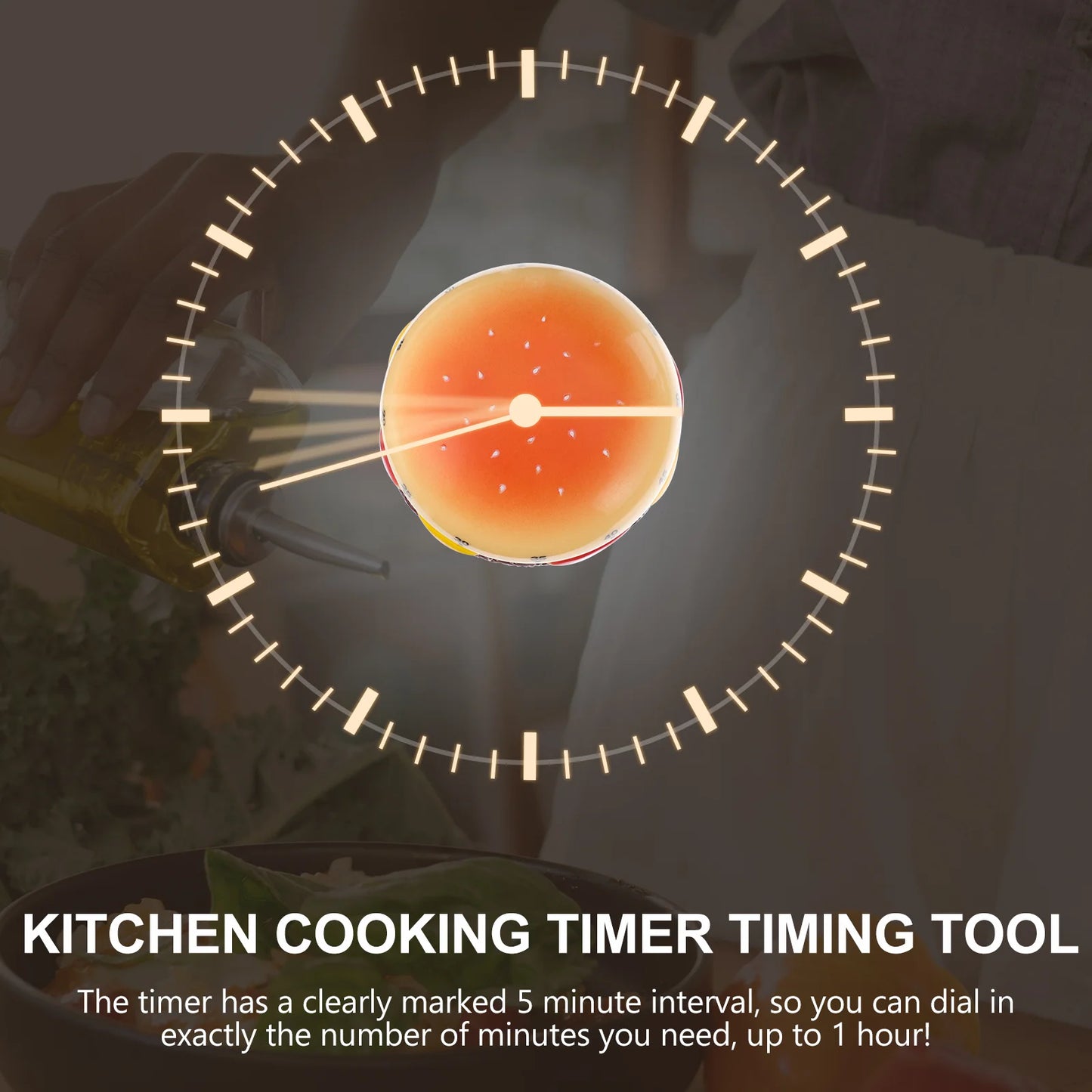 Hamburger Timer Kitchen Alarm