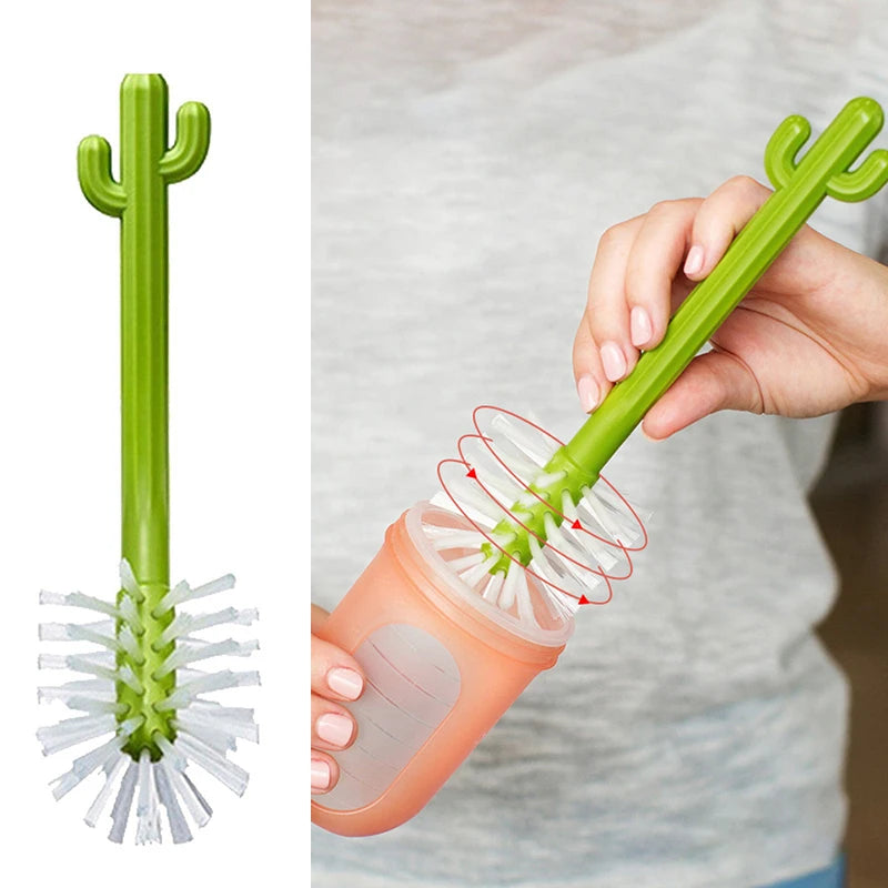 Cactus Baby Bottle Brush Kit