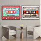 Colourful Creative Tape Cassette Wall Art