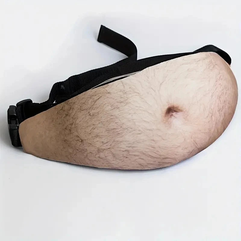 Funny Pop Dad Bod Money Belt Bag