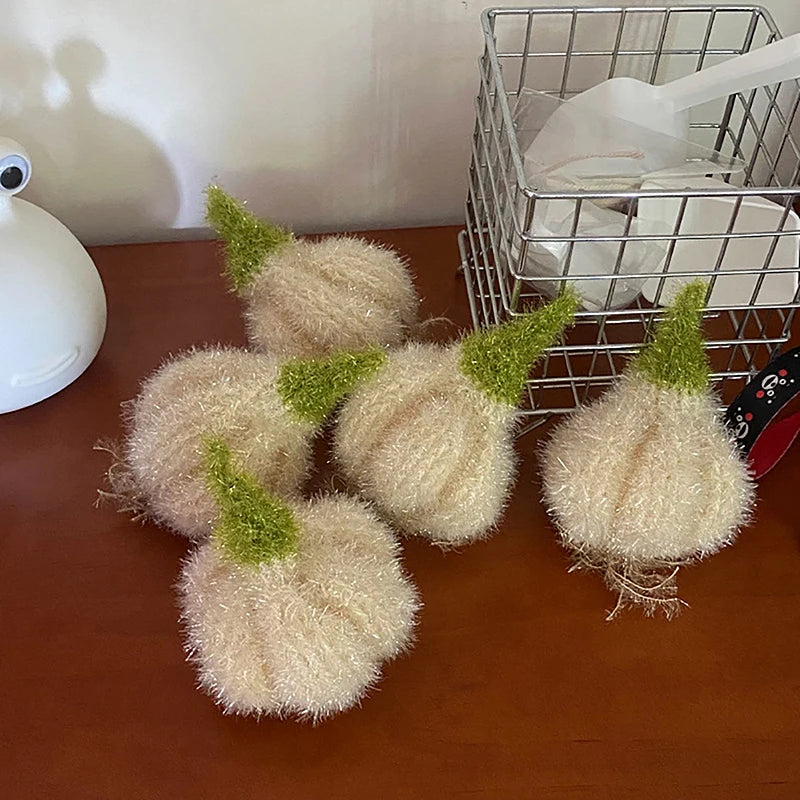 Garlic Shaped Dish Scrubbers