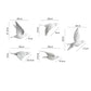 Resin Birds 3d Creative Wall Stickers