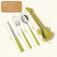 Stainless Steel Guitar Portable Tableware Set