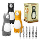 6 in 1 Adjustable Manual Screwdriver Cartoon Bear Shaped Multi-Function Tool